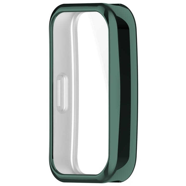 For Huawei Band 8 Full Coverage TPU Electroplating Watch Protective Case(Green)