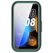 For Huawei Band 8 Full Coverage TPU Electroplating Watch Protective Case(Green)