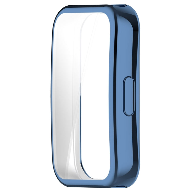 For Huawei Band 10 / 9 / 8 Full Coverage TPU Electroplating Watch Protective Case(Blue)