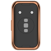 For Huawei Band 8 Full Coverage TPU Electroplating Watch Protective Case(Rose Gold)