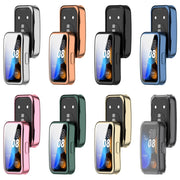 For Huawei Band 8 Full Coverage TPU Electroplating Watch Protective Case(Rose Gold)