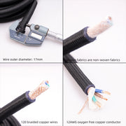 3720 HiFi Audio Universal AC Power Cable US Plug, Length:3m