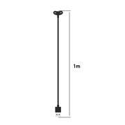 For Ticwatch Pro 5 Magnetic Cradle Charger USB Charging Cable, Lenght: 1m(Black)