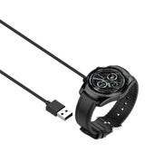 For Ticwatch Pro 5 Magnetic Cradle Charger USB Charging Cable, Lenght: 1m(Black)
