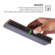 For vivo Y03 4G Gloss Oil Solid Color Magnetic Leather Phone Case(Black)