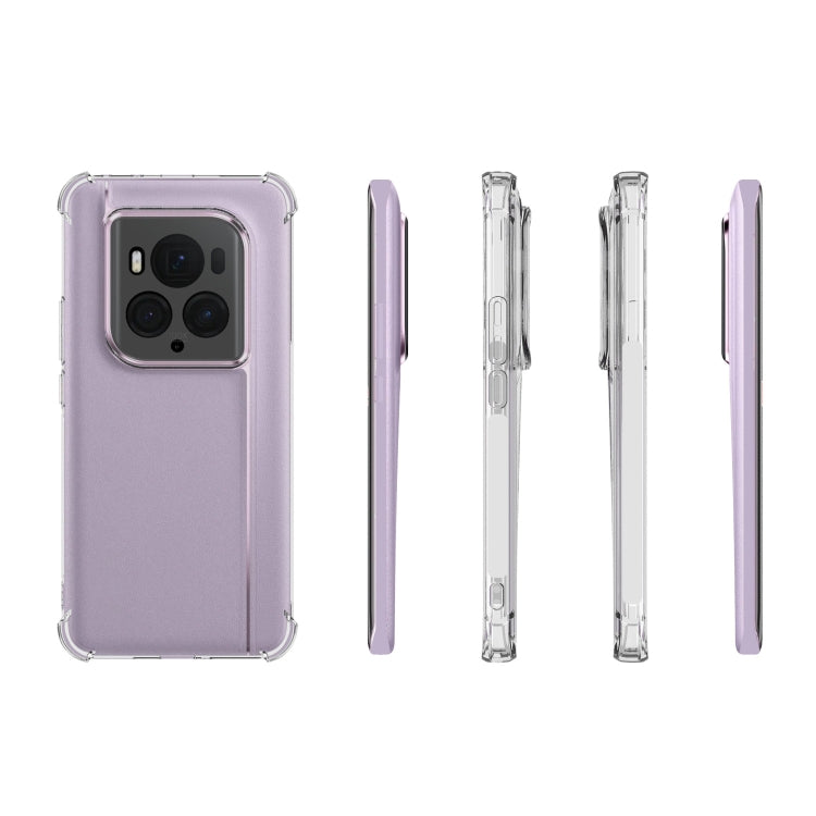 For Honor Magic6 Ultimate Shockproof Non-slip Thickening TPU Phone Case(Transparent)