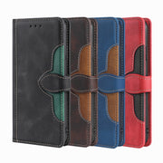 For Honor Magic6 Pro 5G Skin Feel Magnetic Buckle Leather Phone Case(Black)