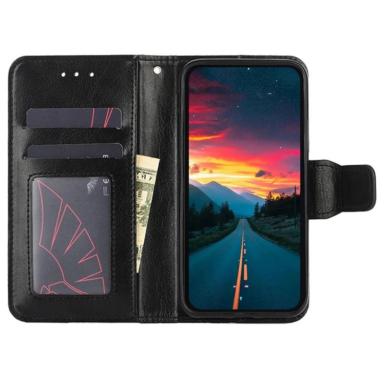 For Huawei nova 12i 4G Crystal Texture Leather Phone Case(Black)