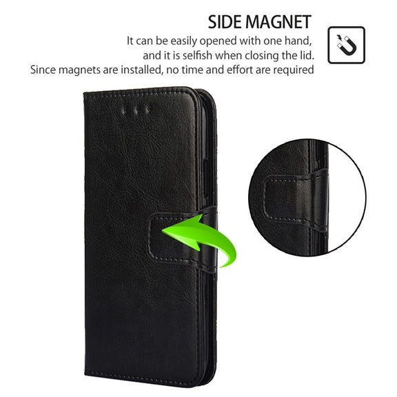 For Huawei nova 12i 4G Crystal Texture Leather Phone Case(Black)
