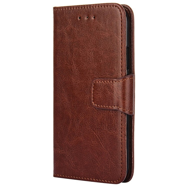 For Huawei Pura 70 5G Crystal Texture Leather Phone Case(Brown)