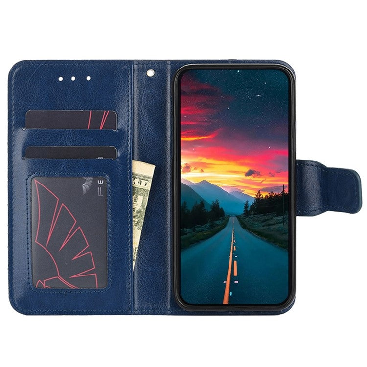 For Huawei Pura 70 Ultra 5G Crystal Texture Leather Phone Case(Royal Blue)