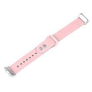 For Fitbit Charge 5 PU Leather Replacement Watch Band(Pink)
