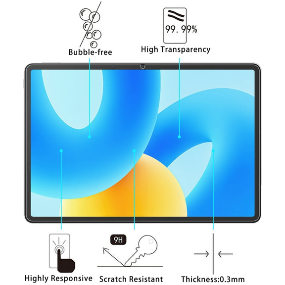 For Huawei MatePad 11.5 2024 / 2023 2pcs 9H 0.3mm Explosion-proof Tempered Glass Film