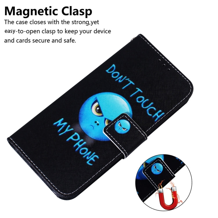 For iPhone 16 Coloured Drawing Flip Leather Phone Case(Anger)
