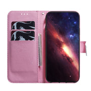For iPhone 16 Coloured Drawing Flip Leather Phone Case(Magnolia)