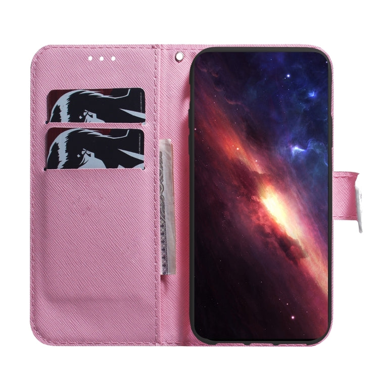 For iPhone 16 Pro Coloured Drawing Flip Leather Phone Case(Magnolia)