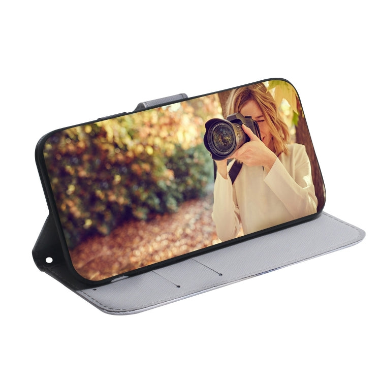 For iPhone 16 Plus Coloured Drawing Flip Leather Phone Case(Apricot)