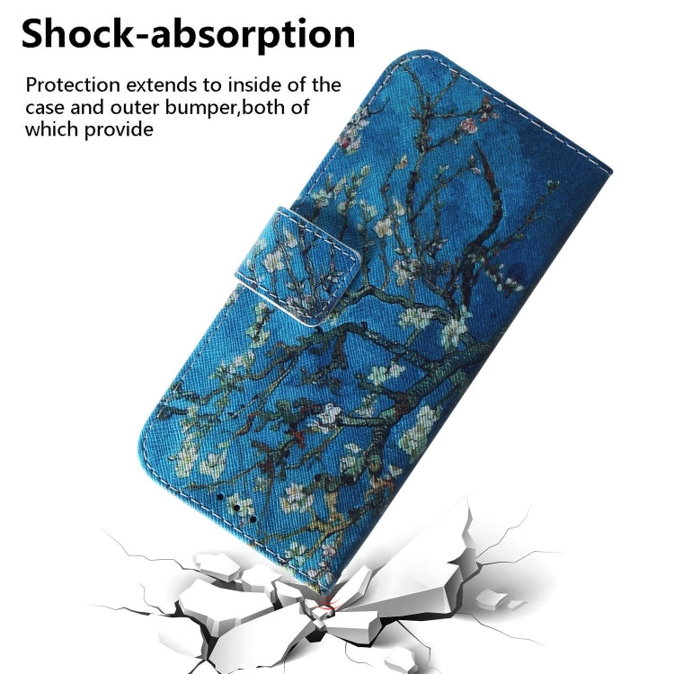 For iPhone 16 Plus Coloured Drawing Flip Leather Phone Case(Apricot)