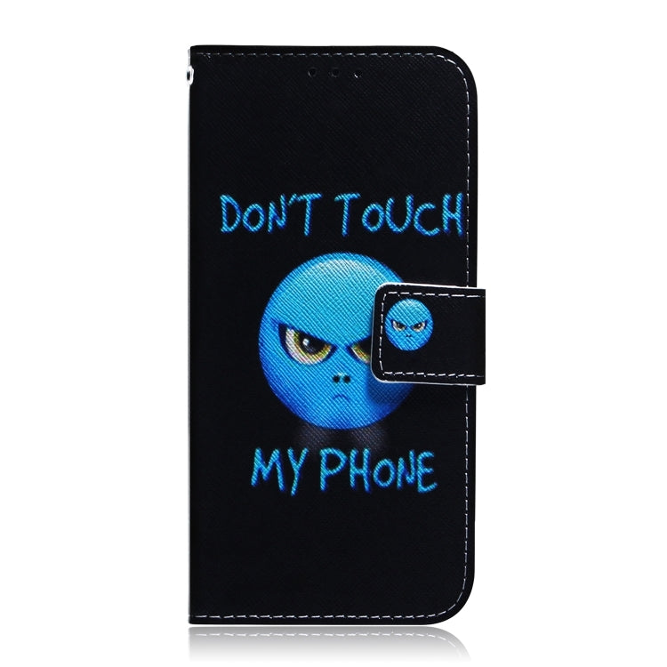 For iPhone 16 Plus Coloured Drawing Flip Leather Phone Case(Anger)
