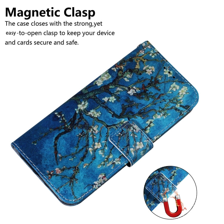 For iPhone 16 Pro Max Coloured Drawing Flip Leather Phone Case(Apricot)