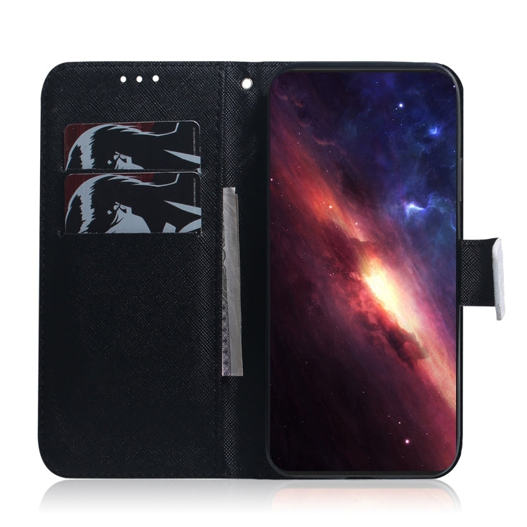 For iPhone 16 Pro Max Coloured Drawing Flip Leather Phone Case(Anger)