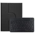For iPad 10.2 2021 / Air 2019 Square Button 360 Degree Rotatable Bluetooth Keyboard Leather Case(Black) - Universal by PMC TechLife | Online Shopping South Africa | PMC TechLife