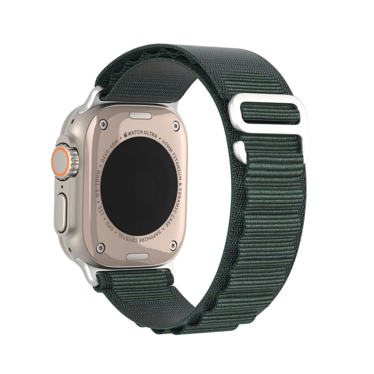 For Apple Watch Series 3 42mm DUX DUCIS GS Series Nylon Loop Watch Band(Green)