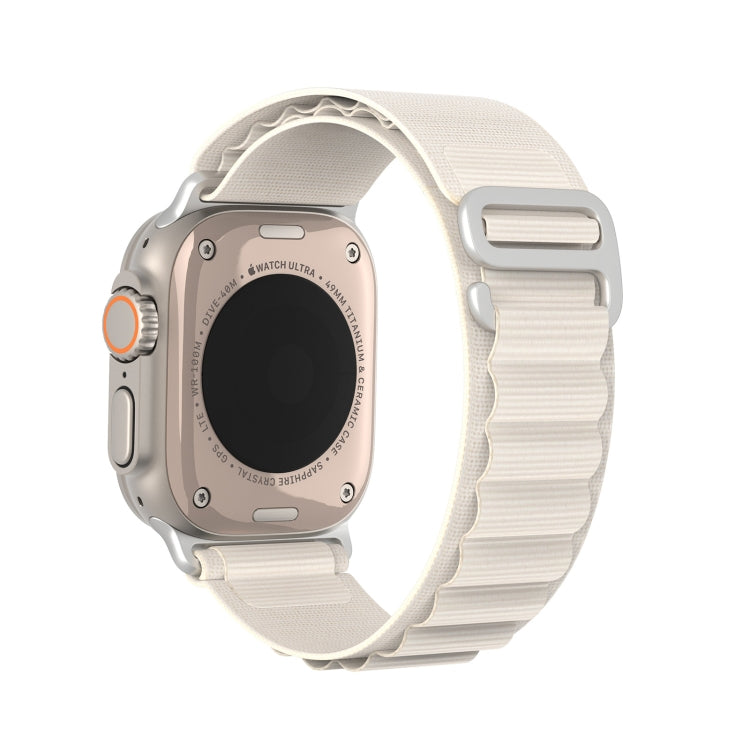 For Apple Watch 42mm DUX DUCIS GS Series Nylon Loop Watch Band(Starlight)
