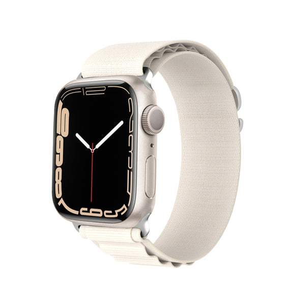 For Apple Watch 38mm DUX DUCIS GS Series Nylon Loop Watch Band(Starlight)