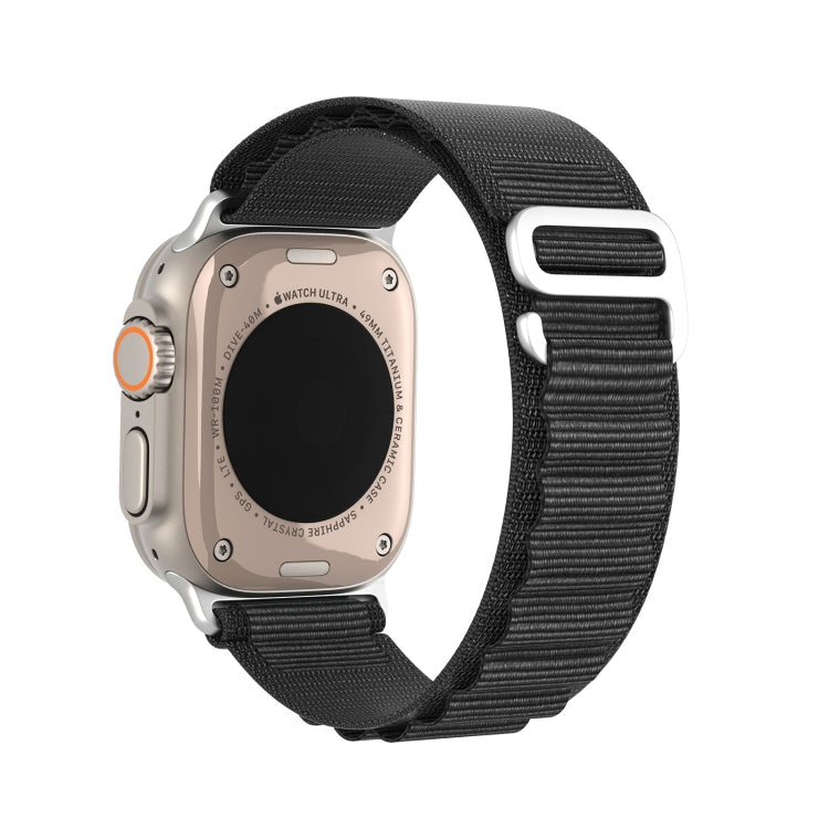 For Apple Watch Ultra 2 49mm DUX DUCIS GS Series Nylon Loop Watch Band(Black)