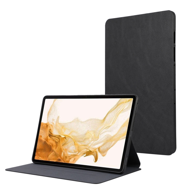 For Samsung Galaxy Tab S10 FE / S9 FE / S9 TPU Flip Tablet Protective Leather Case(Black)