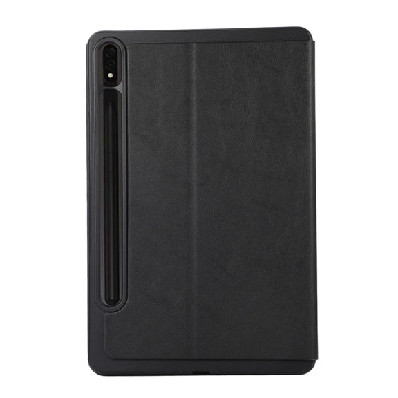 For Samsung Galaxy Tab S10 FE / S9 FE / S9 TPU Flip Tablet Protective Leather Case(Black)
