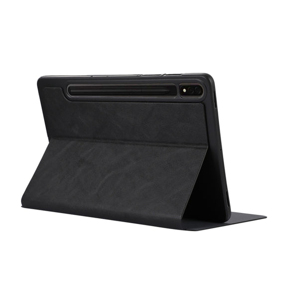 For Samsung Galaxy Tab S10 FE / S9 FE / S9 TPU Flip Tablet Protective Leather Case(Black)