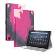 For Amazon Fire Max 11 Watercolor Pattern Flip Leather Tablet Case(Berry Color) - Amazon by PMC TechLife | Online Shopping South Africa | PMC TechLife | Buy Now Pay Later Mobicred