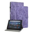 For Amazon Fire Max 11 Tiger Pattern Flip Leather Tablet Case(Purple) - Amazon by PMC TechLife | Online Shopping South Africa | PMC TechLife | Buy Now Pay Later Mobicred