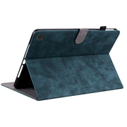 For Amazon Fire Max 11 Tiger Pattern Flip Leather Tablet Case(Dark Blue)