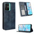 For Blackview Oscal C70 Magnetic Buckle Retro Texture Leather Phone Case(Blue) - More Brand by PMC TechLife | Online Shopping South Africa | PMC TechLife
