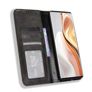 For Ulefone Note 17 Pro Magnetic Buckle Retro Texture Leather Phone Case(Black)