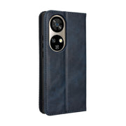 For Ulefone Note 17 Pro Magnetic Buckle Retro Texture Leather Phone Case(Blue)