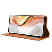 For Ulefone Note 17 Pro Magnetic Buckle Retro Texture Leather Phone Case(Brown)