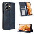 For Ulefone Note 18 Ultra Magnetic Buckle Retro Texture Leather Phone Case(Blue) - Ulefone Cases by PMC Jewellery | Online Shopping South Africa | PMC Jewellery | Buy Now Pay Later Mobicred