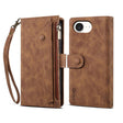 For iPhone 16e ESEBLE Retro Frosted RFID Flip Leather Phone Case(Brown) - free shipping - PMC TechLife - Order now!