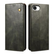 For iPhone 16e Oil Wax Crazy Horse Texture Leather Phone Case(Green) - iPhone 16e Cases by PMC TechLife | Online Shopping South Africa | PMC TechLife | Buy Now Pay Later Mobicred