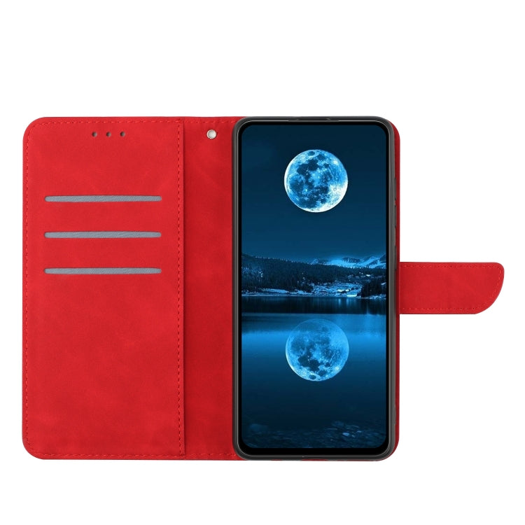 For Google Pixel 9 Stitching Embossed Leather Phone Case(Red)