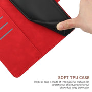 For Google Pixel 9 Stitching Embossed Leather Phone Case(Red)
