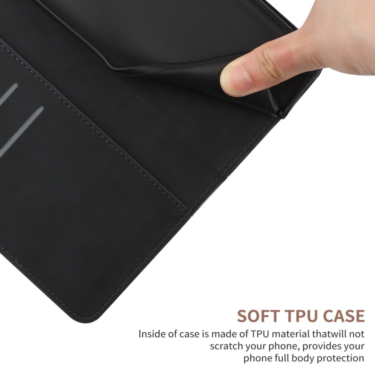 For Google Pixel 9 Stitching Embossed Leather Phone Case(Black)