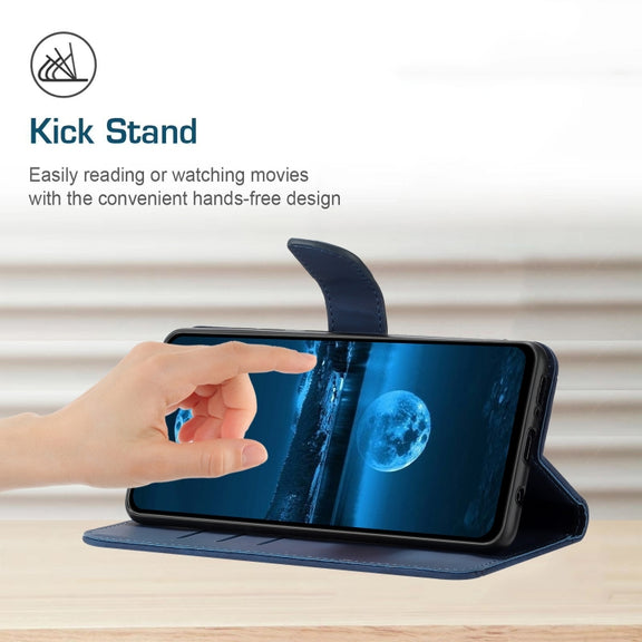 For Google Pixel 9 Stitching Embossed Leather Phone Case(Blue)