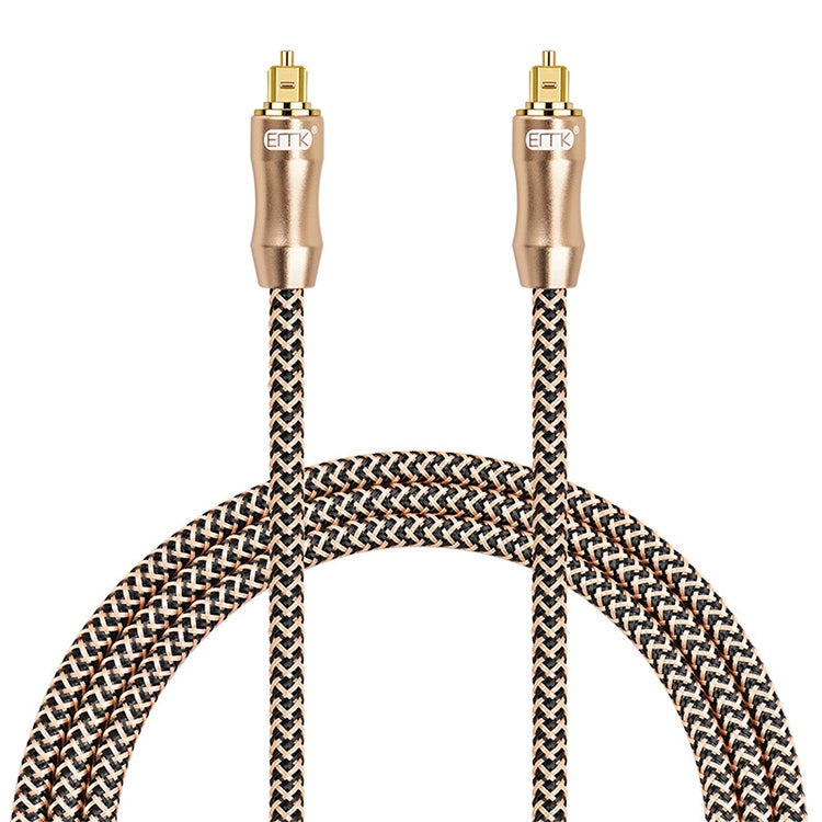 20m EMK OD6.0mm Gold-plated TV Digital Audio Optical Fiber Connecting Cable
