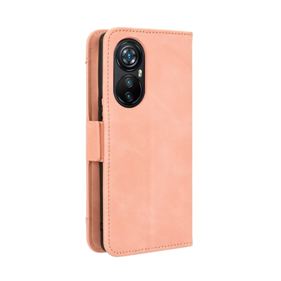 For Blackview A200 Pro Skin Feel Calf Texture Card Slots Leather Phone Case(Pink)