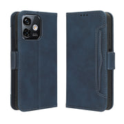 For Ulefone Note 16 Pro Skin Feel Calf Texture Card Slots Leather Phone Case(Blue)